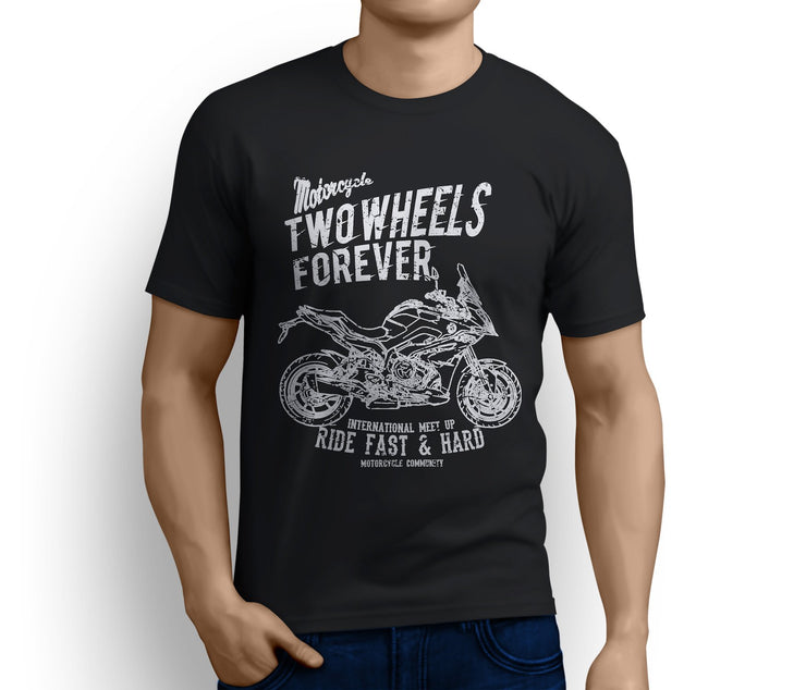 RH* Illustration For A BMW S1000XR 2017 Motorbike Fan T-shirt - Jaxon lee