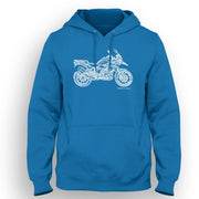 JL Illustration For A BMW 1250 GS 2019 Motorbike Fan Hoodie