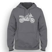 JL Illustration For A BMW 1250 GS 2019 Motorbike Fan Hoodie