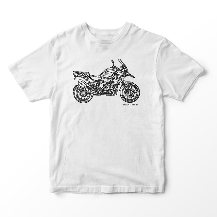 JL Illustration For A BMW 1250 GS 2019 Motorbike Fan T-shirt