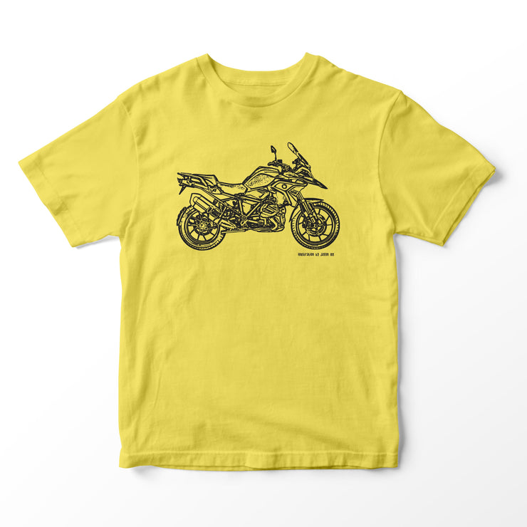 JL Illustration For A BMW 1250 GS 2019 Motorbike Fan T-shirt