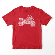 JL Illustration For A BMW 1250 GS 2019 Motorbike Fan T-shirt