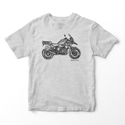 JL Illustration For A BMW 1250 GS 2019 Motorbike Fan T-shirt