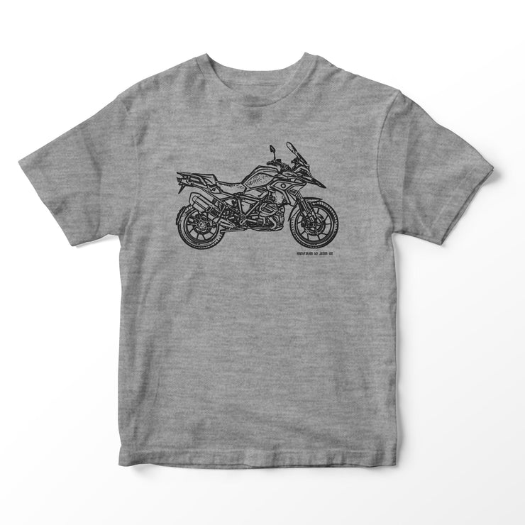 JL Illustration For A BMW 1250 GS 2019 Motorbike Fan T-shirt