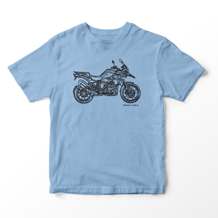 JL Illustration For A BMW 1250 GS 2019 Motorbike Fan T-shirt