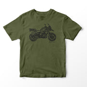 JL Illustration For A BMW 1250 GS 2019 Motorbike Fan T-shirt