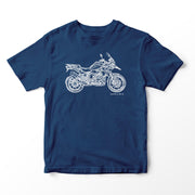 JL Illustration For A BMW 1250 GS 2019 Motorbike Fan T-shirt