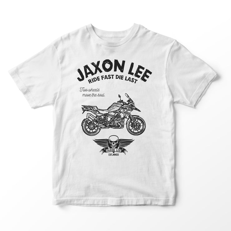 JL Ride Illustration for a BMW 1250 GS 2019 Motorbike fan T-shirt