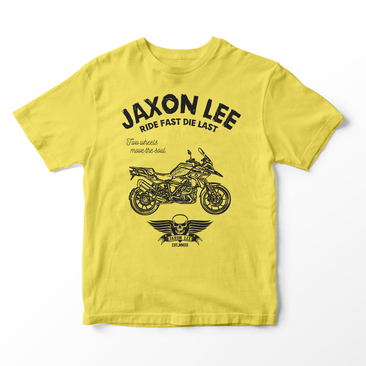 JL Ride Illustration for a BMW 1250 GS 2019 Motorbike fan T-shirt