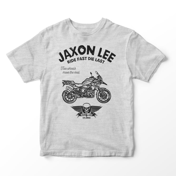 JL Ride Illustration for a BMW 1250 GS 2019 Motorbike fan T-shirt