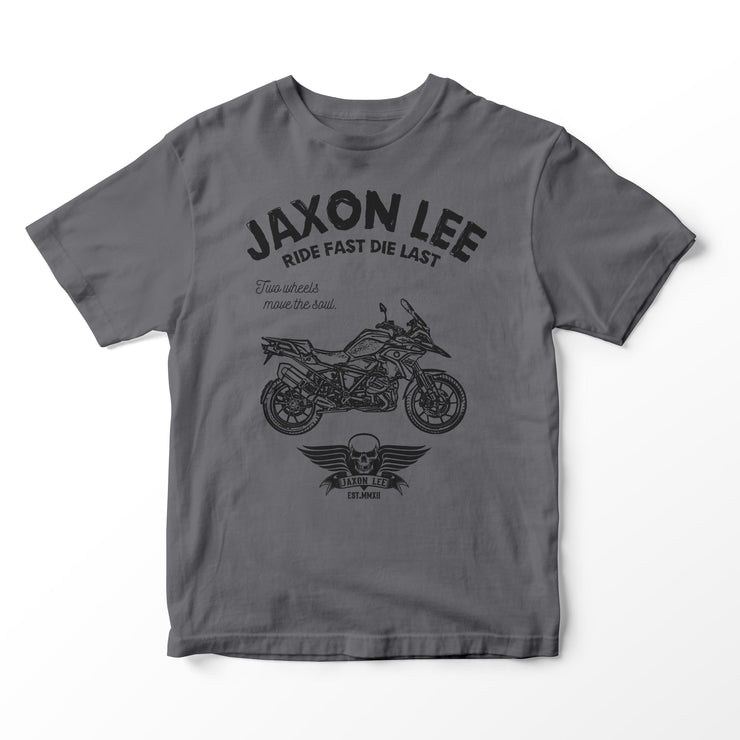 JL Ride Illustration for a BMW 1250 GS 2019 Motorbike fan T-shirt