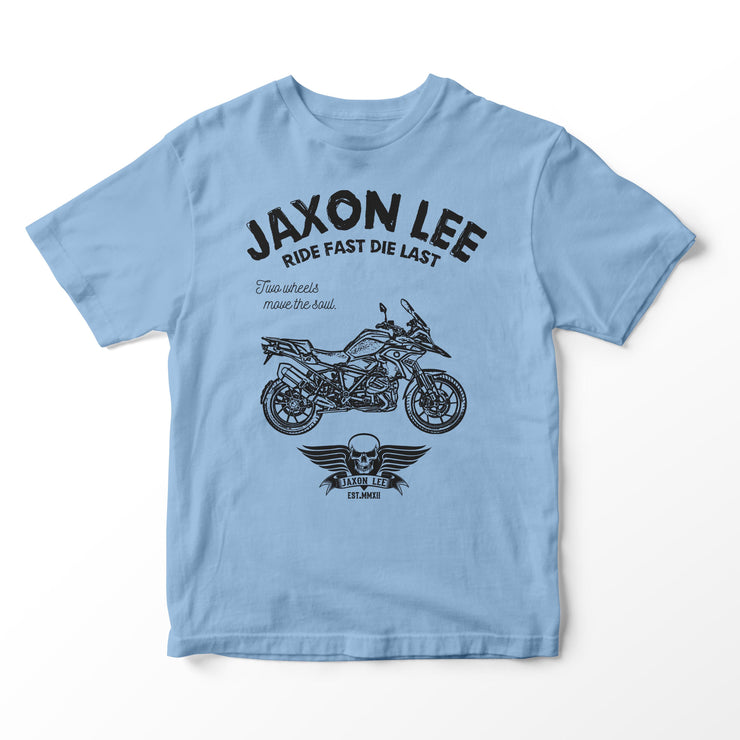 JL Ride Illustration for a BMW 1250 GS 2019 Motorbike fan T-shirt