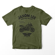 JL Ride Illustration for a BMW 1250 GS 2019 Motorbike fan T-shirt