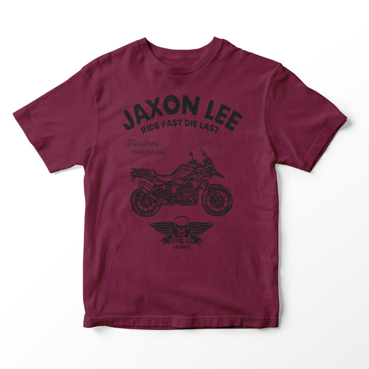 JL Ride Illustration for a BMW 1250 GS 2019 Motorbike fan T-shirt