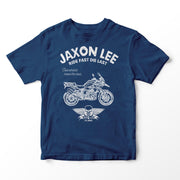 JL Ride Illustration for a BMW 1250 GS 2019 Motorbike fan T-shirt