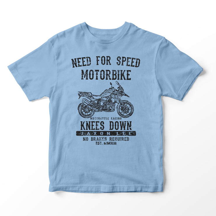 JL Speed Illustration for a BMW 1250 GS 2019 Motorbike fan T-shirt