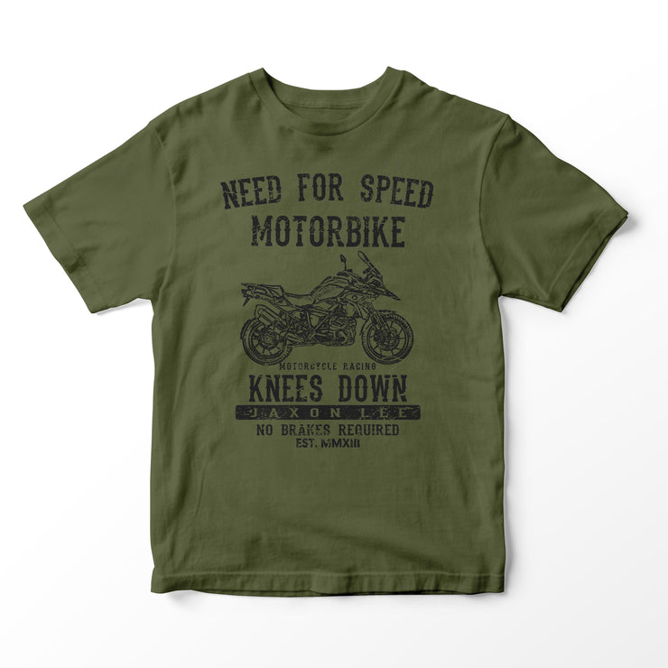 JL Speed Illustration for a BMW 1250 GS 2019 Motorbike fan T-shirt