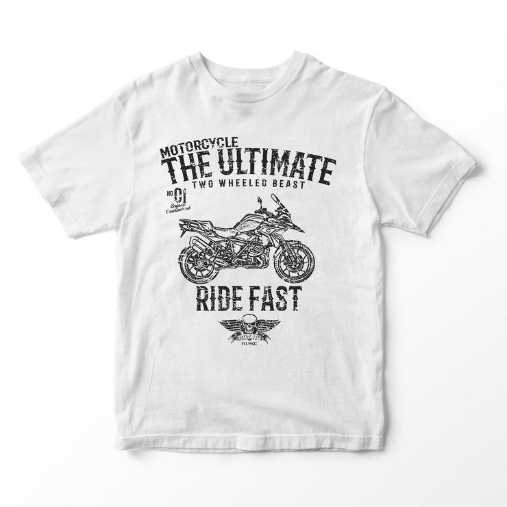 JL Ultimate Illustration for a BMW 1250 GS 2019 Motorbike fan T-shirt