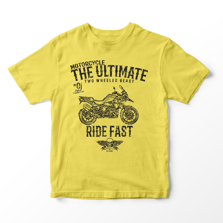 JL Ultimate Illustration for a BMW 1250 GS 2019 Motorbike fan T-shirt
