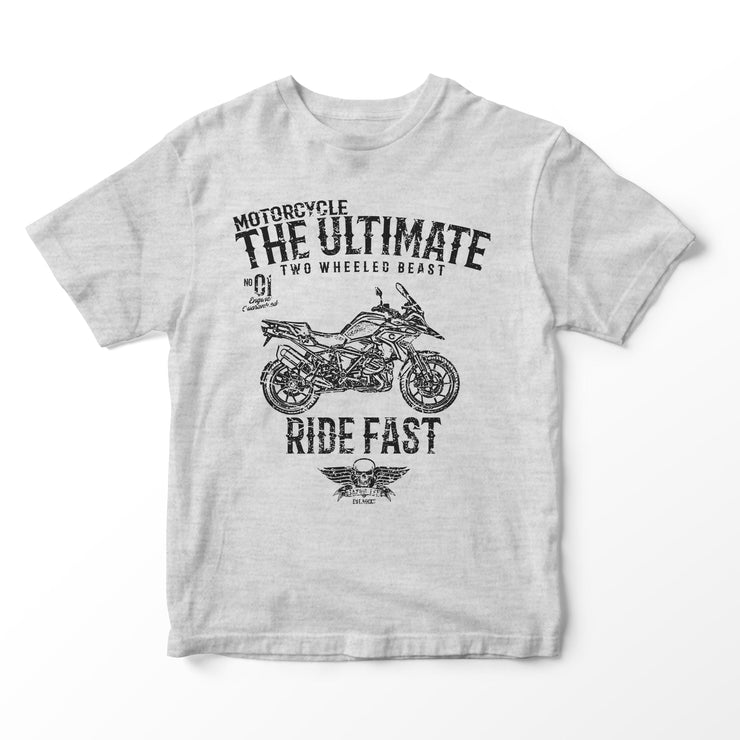 JL Ultimate Illustration for a BMW 1250 GS 2019 Motorbike fan T-shirt