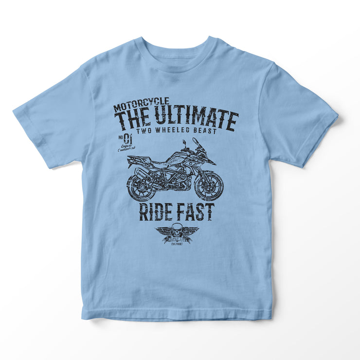 JL Ultimate Illustration for a BMW 1250 GS 2019 Motorbike fan T-shirt