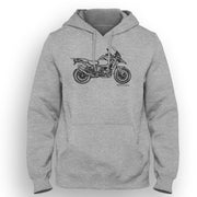 JL Illustration For A BMW 1250 GS Adventure 2020 Motorbike Fan Hoodie