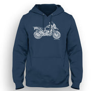 JL Illustration For A BMW 1250 GS Adventure 2020 Motorbike Fan Hoodie