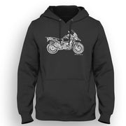 JL Illustration For A BMW 1250 GS Adventure 2020 Motorbike Fan Hoodie