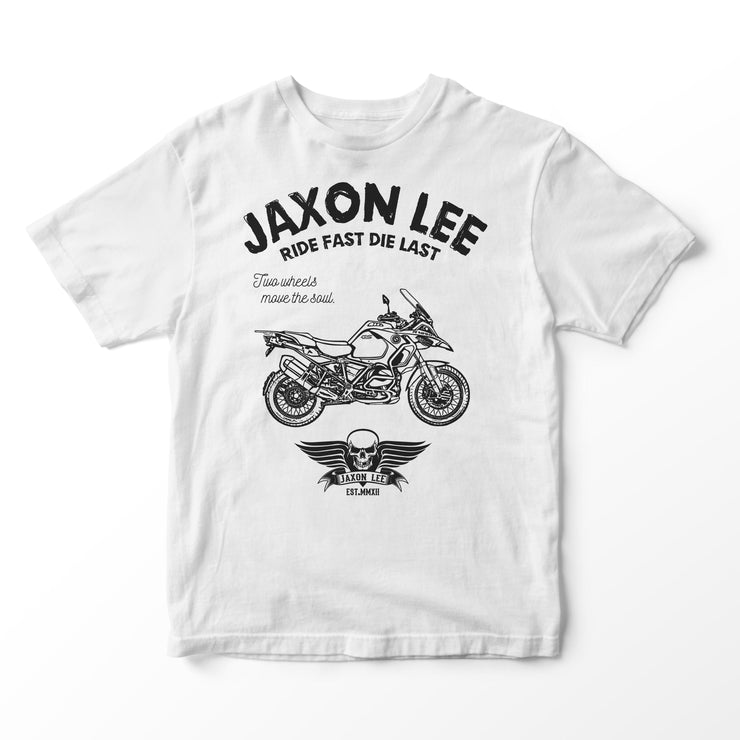 JL Ride Illustration for a BMW 1250 GS Adventure 2020 Motorbike fan T-shirt