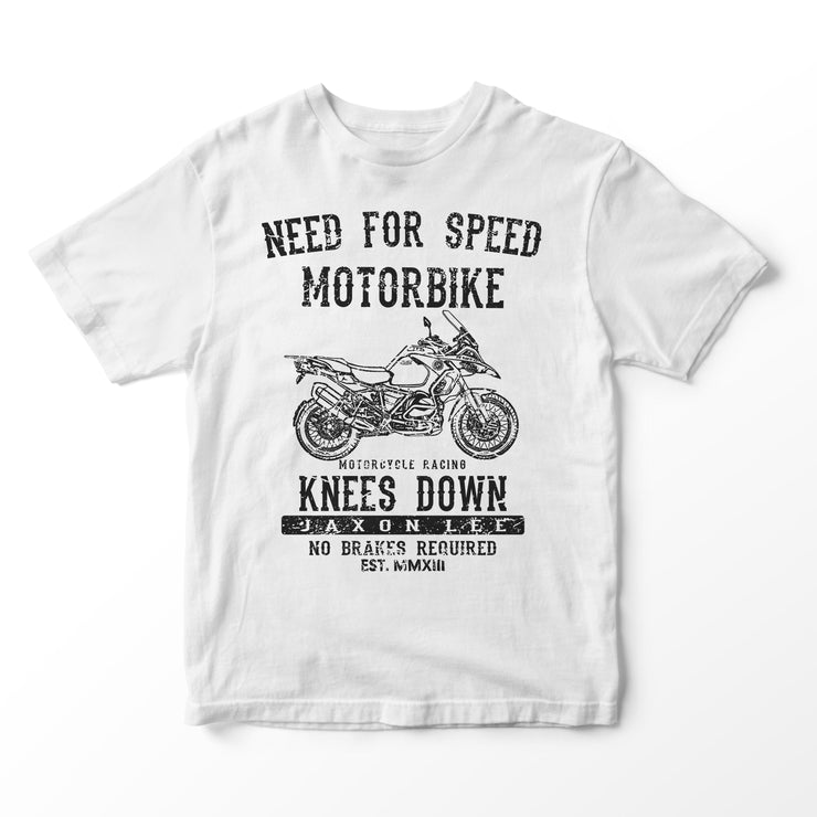 JL Speed Illustration for a BMW 1250 GS Adventure 2020 Motorbike fan T-shirt