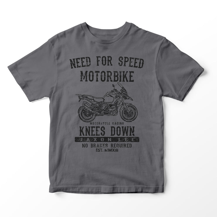 JL Speed Illustration for a BMW 1250 GS Adventure 2020 Motorbike fan T-shirt