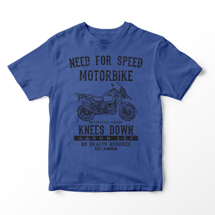 JL Speed Illustration for a BMW 1250 GS Adventure 2020 Motorbike fan T-shirt