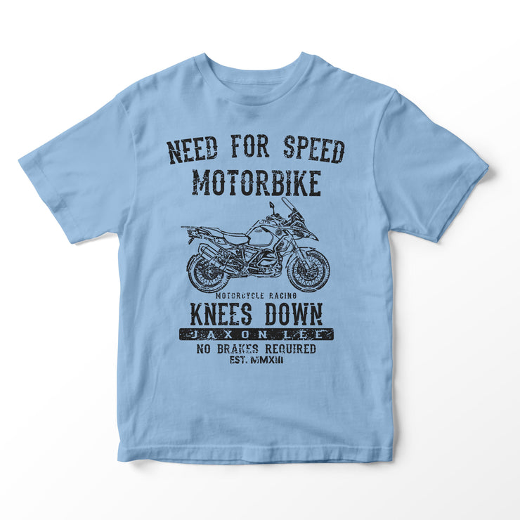 JL Speed Illustration for a BMW 1250 GS Adventure 2020 Motorbike fan T-shirt