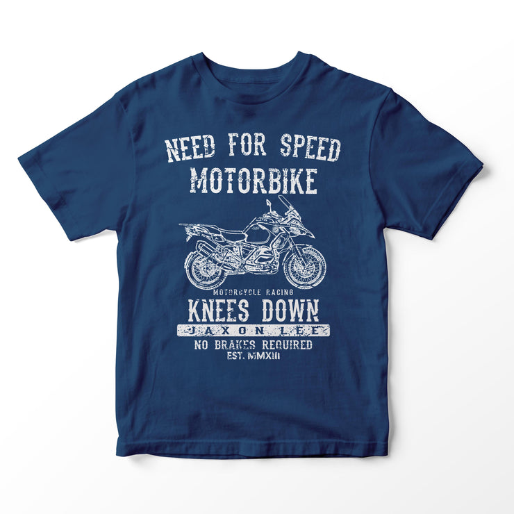 JL Speed Illustration for a BMW 1250 GS Adventure 2020 Motorbike fan T-shirt