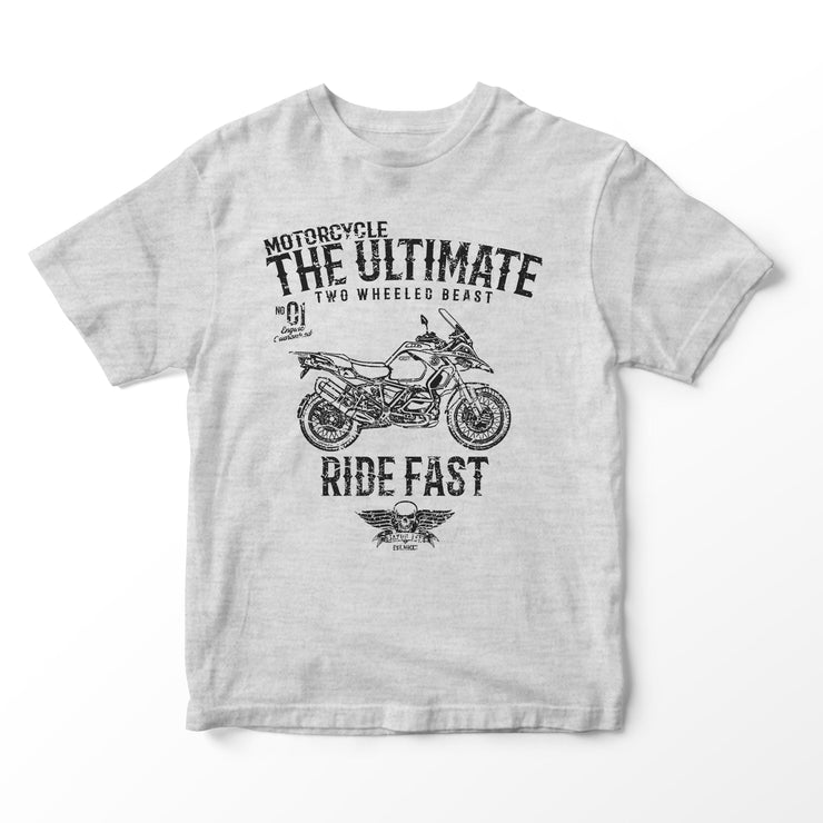 JL Ultimate Illustration for a BMW 1250 GS Adventure 2020 Motorbike fan T-shirt