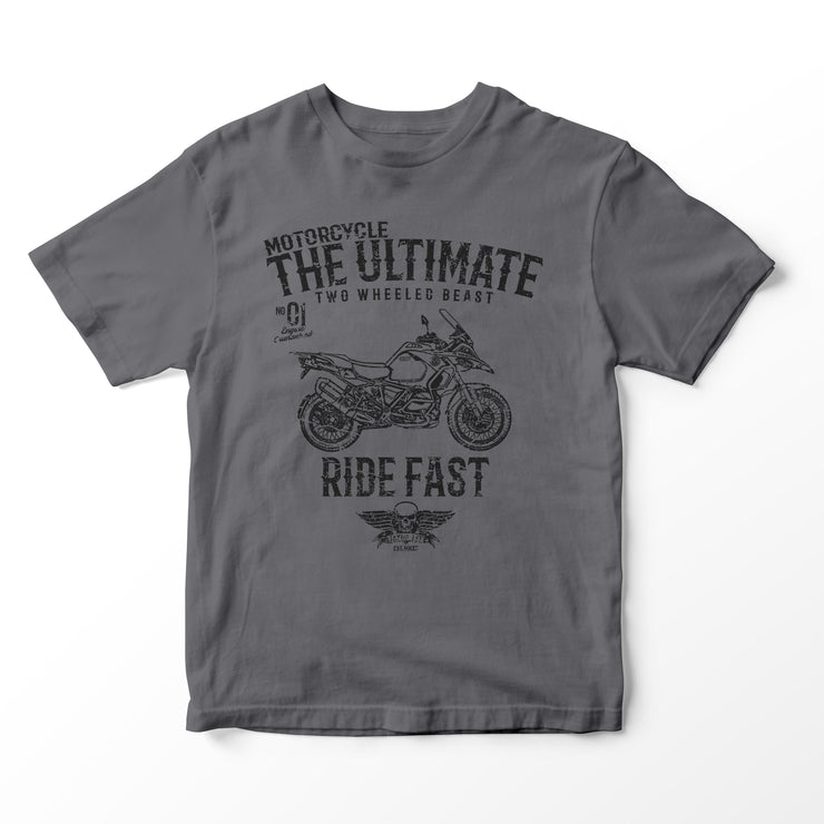 JL Ultimate Illustration for a BMW 1250 GS Adventure 2020 Motorbike fan T-shirt