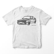 JL Illustration For A BMW 325i Motorcar Fan T-shirt