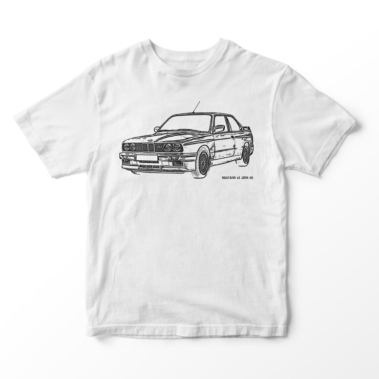 JL Illustration For A BMW 325i Motorcar Fan T-shirt