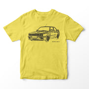 JL Illustration For A BMW 325i Motorcar Fan T-shirt