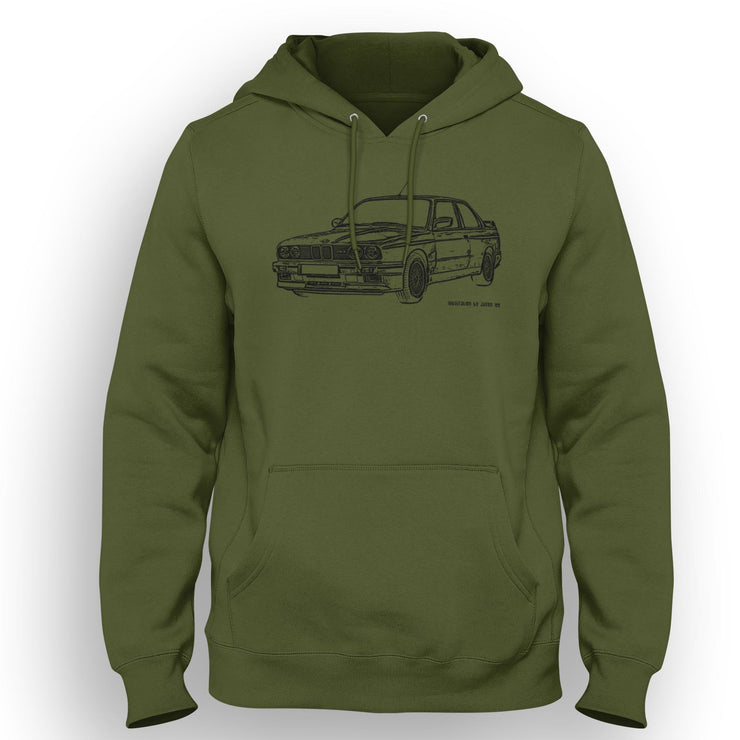 JL Illustration For A BMW 325i Motorcar Fan Hoodie