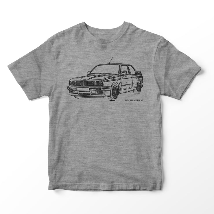 JL Illustration For A BMW 325i Motorcar Fan T-shirt