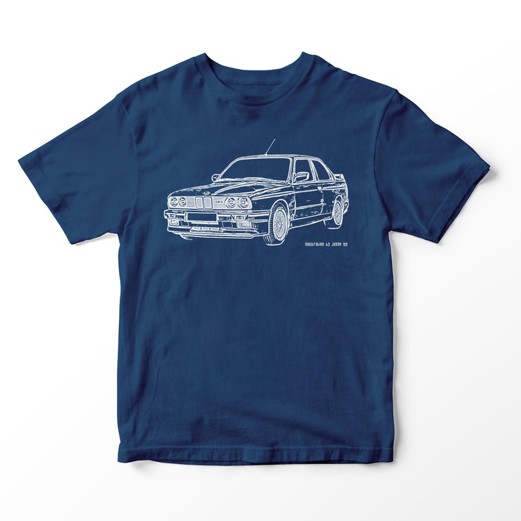 JL Illustration For A BMW 325i Motorcar Fan T-shirt