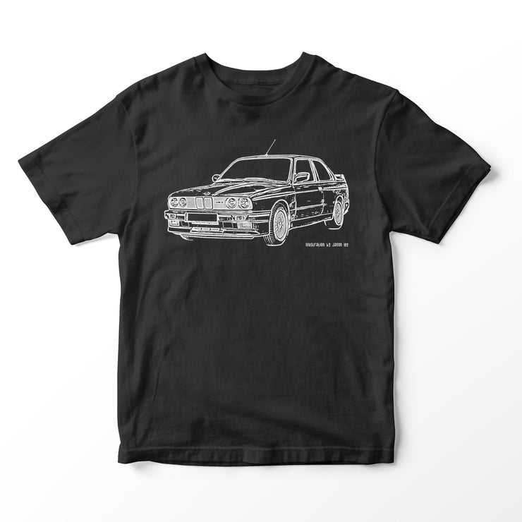 JL Illustration For A BMW 325i Motorcar Fan T-shirt