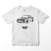 JL Basic Illustration for a BMW 325i Motorcar fan T-shirt