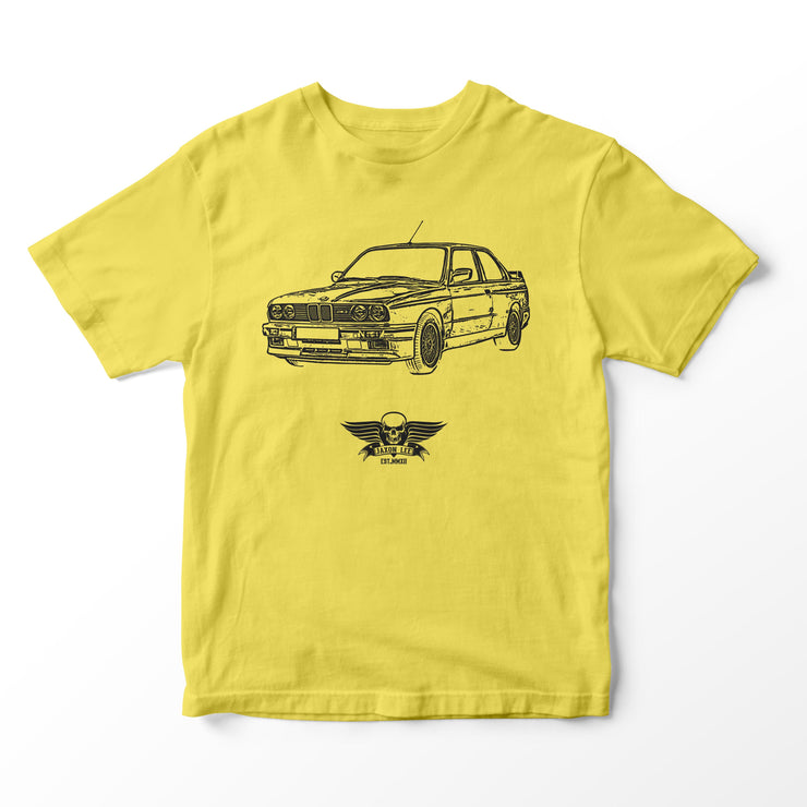 JL Basic Illustration for a BMW 325i Motorcar fan T-shirt