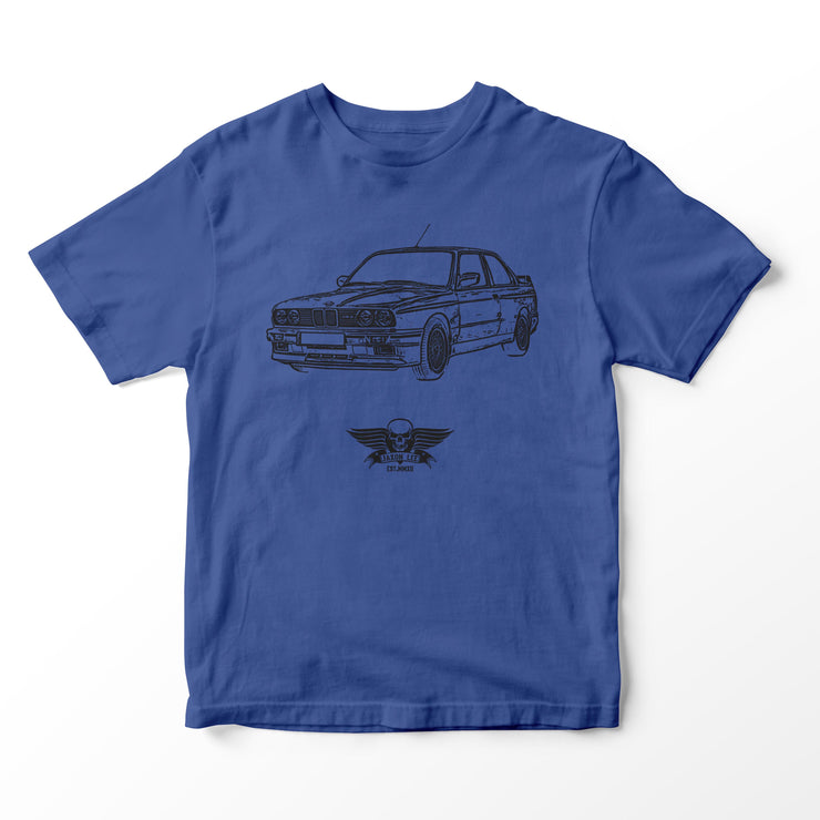 JL Basic Illustration for a BMW 325i Motorcar fan T-shirt