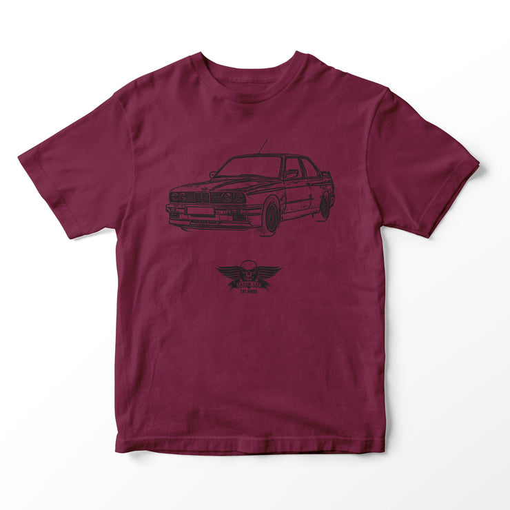 JL Basic Illustration for a BMW 325i Motorcar fan T-shirt