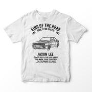 JL King Illustration for a BMW 325i Motorcar fan T-shirt