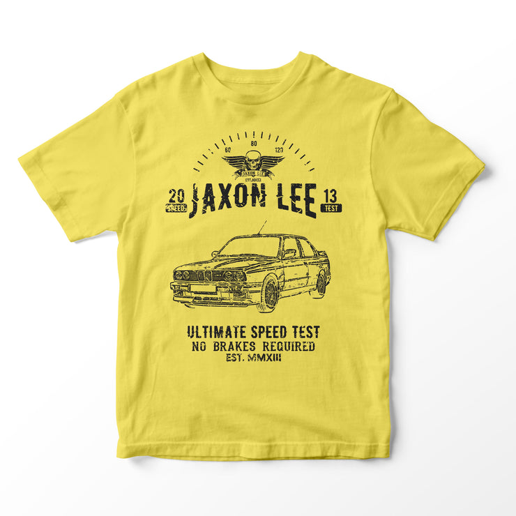 JL Speed Illustration for a BMW 325i Motorcar fan T-shirt