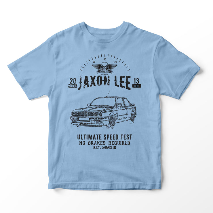 JL Speed Illustration for a BMW 325i Motorcar fan T-shirt